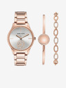 Anne Klein Set de ceas și brățări în culoare roz-auriu Anne Klein