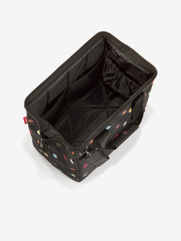 Reisenthel Geantă de călătorie neagră cu buline Reisenthel Allrounder M Dots