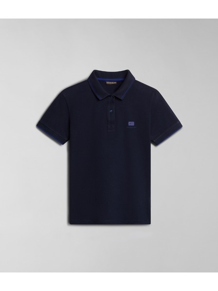 Napapijri Tricou polo albastru bleumarin pentru femei Napapijri E-Nina 176 Blu Marine