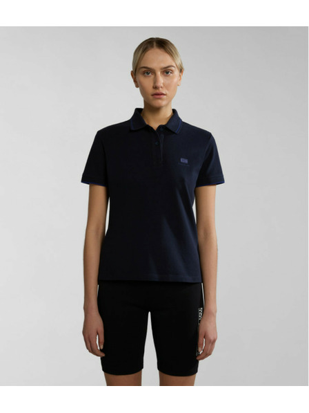 Napapijri Tricou polo albastru bleumarin pentru femei Napapijri E-Nina 176 Blu Marine