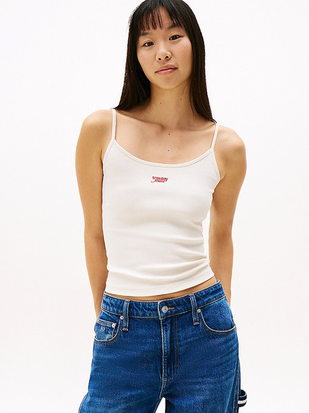 Tommy Jeans Maiou alb pentru femei 20241 Tommy jeans