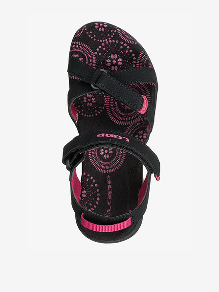 Loap Sandale roz-negre Loap Simma pentru fete