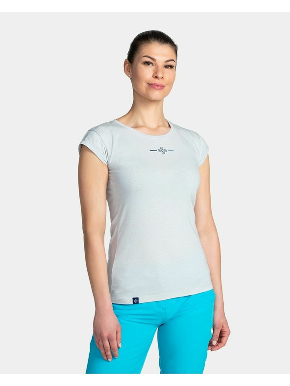 Kilpi Tricou din bumbac gri deschis pentru femei Kilpi Los