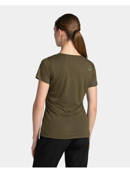 Kilpi Tricou sport verde închis pentru femei Kilpi Garove