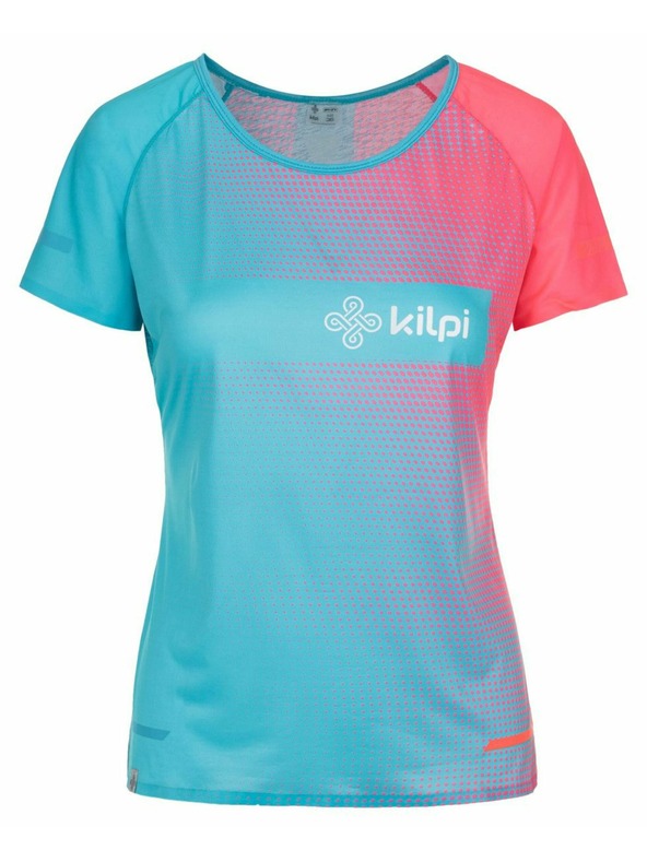 Kilpi Tricou sport roz-albastru pentru femei Kilpi Floreni