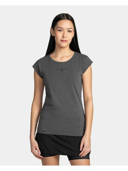 Kilpi Tricou din bumbac gri închis pentru femei Kilpi Los