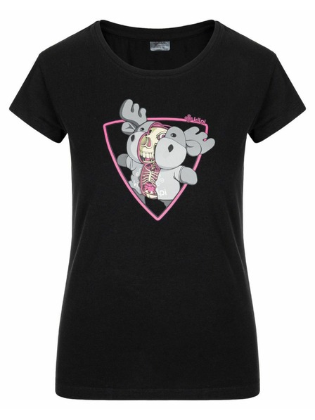 Kilpi Tricou din bumbac negru pentru femei Kilpi Albion