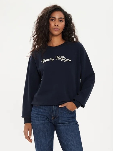Tommy Hilfiger Pulover vintage pentru femei, în nuanță întunecată de albastru, Tommy Hilfiger