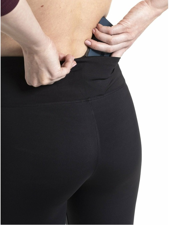 Meatfly Jambiere pentru femei Meatfly Edna Dark Pink Logo | Roz | Mărime