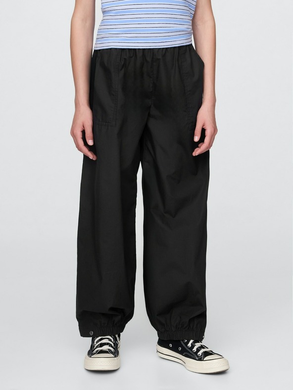 GAP Pantaloni copii din poplin Baggy Joggers GAP
