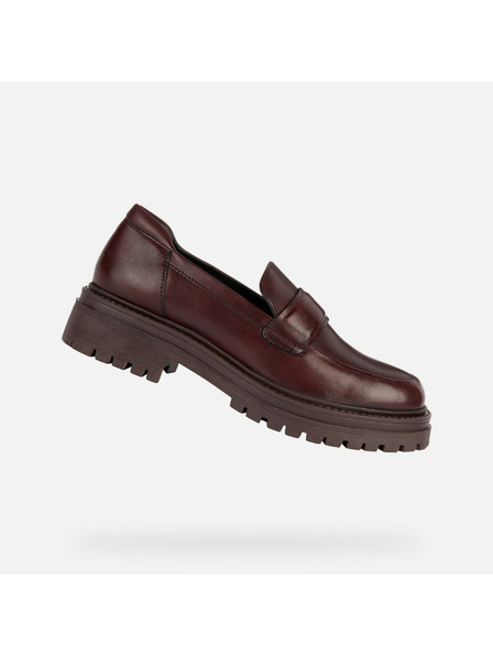 Geox Mocasini vișinii pentru femei Geox Iridea