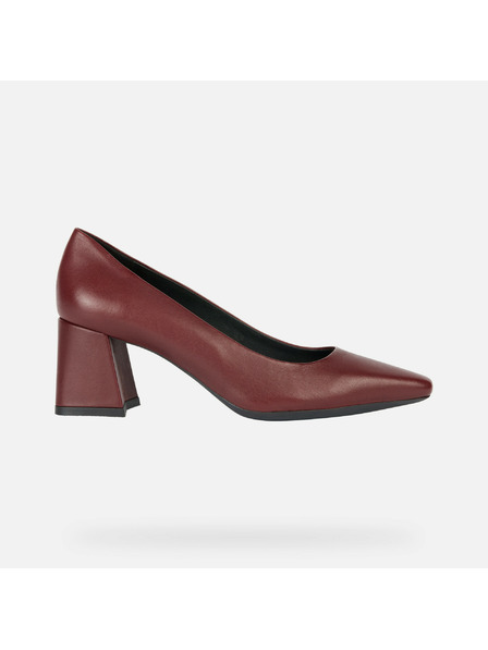 Geox Pantofi cu toc vișinii pentru femei Geox Giselda