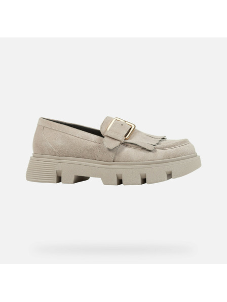 Geox Mocasini crem pentru femei Geox Vilde