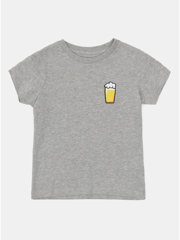 ZOOT.Original Tricou gri pentru copii ZOOT Kids Micul bere