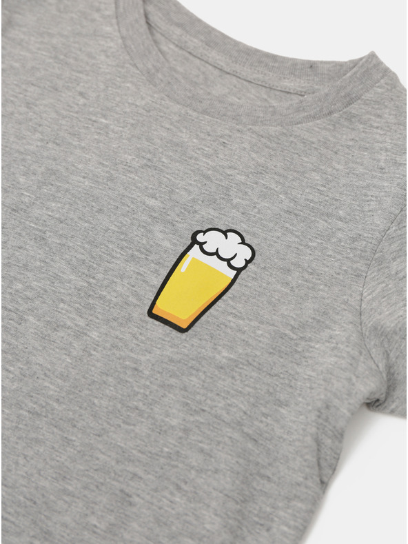 ZOOT.Original Tricou gri pentru copii ZOOT Kids Micul bere