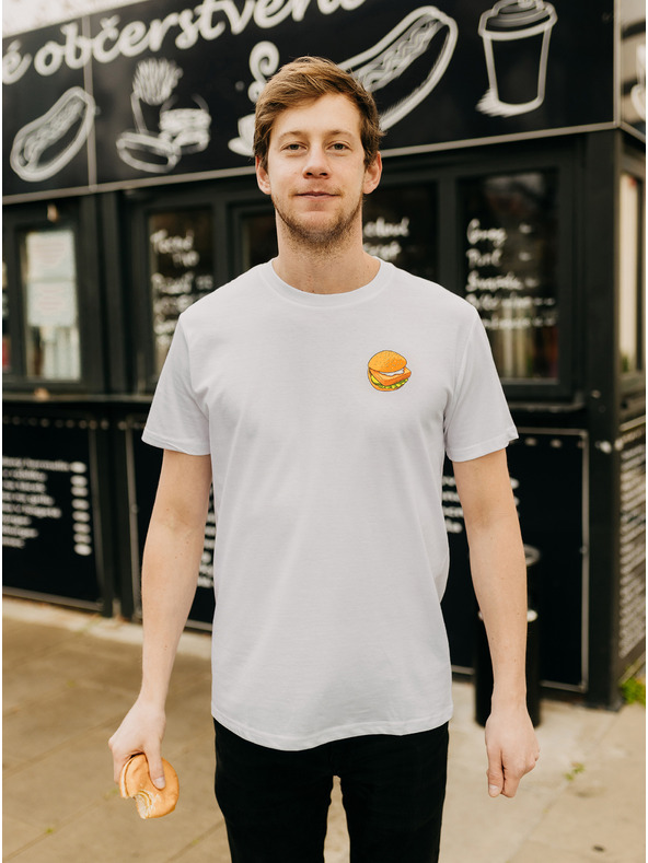 ZOOT.Original Tricou alb pentru bărbați ZOOT Original Smažák