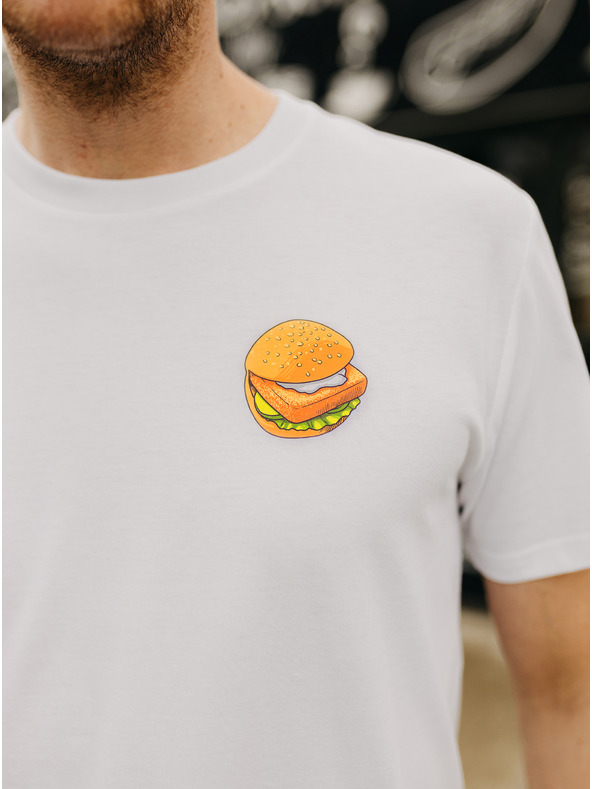 ZOOT.Original Tricou alb pentru bărbați ZOOT Original Smažák