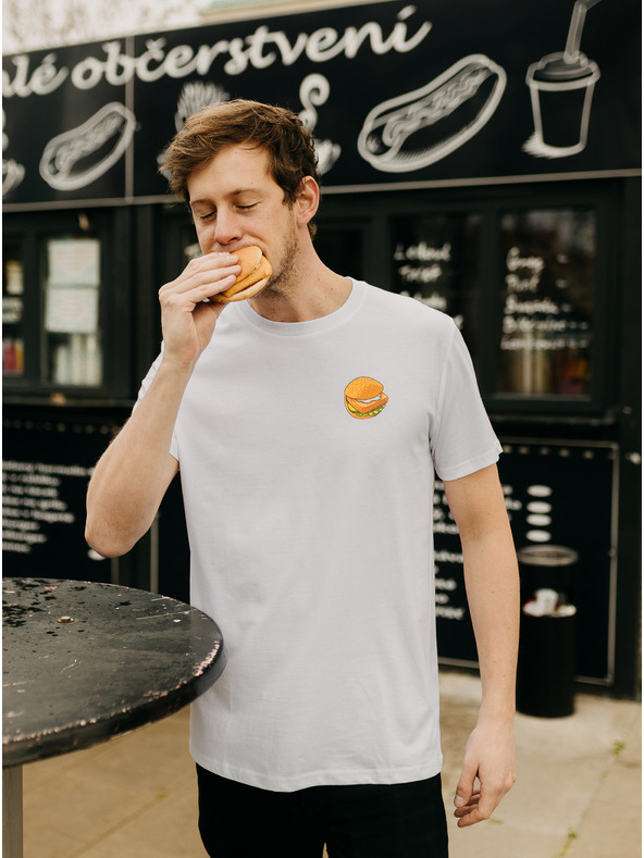 ZOOT.Original Tricou alb pentru bărbați ZOOT Original Smažák