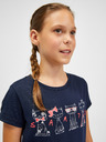 Sam 73 Tricou albastru închis pentru fete SAM 73 Axill