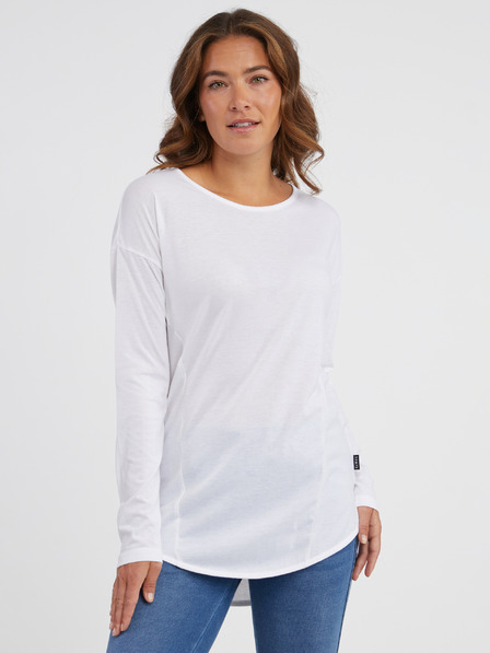 Sam 73 Tricou alb cu mânecă lungă pentru femei SAM 73 Sherri
