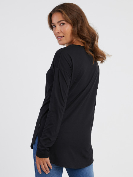 Sam 73 Tricou negru cu mânecă lungă pentru femei SAM 73 Sherri