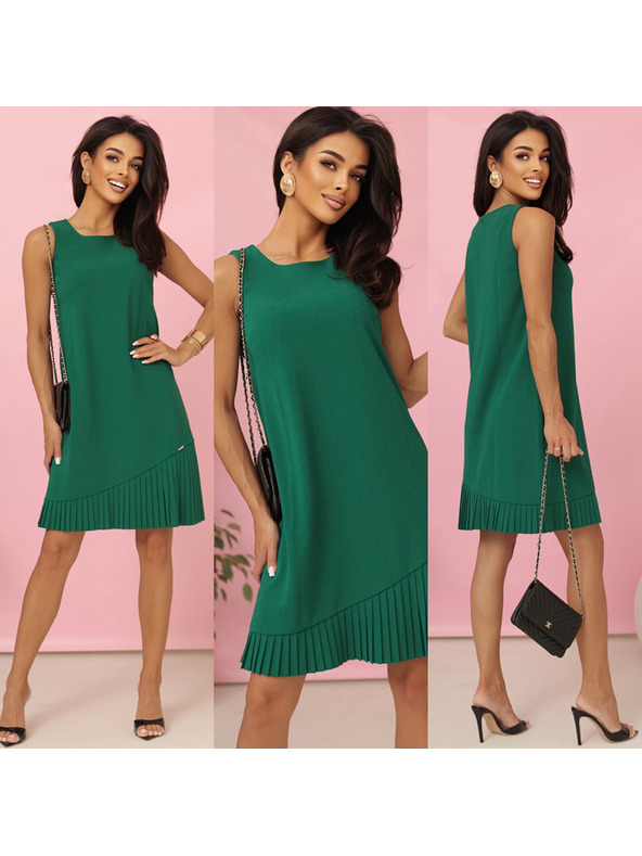 numoco Rochie KARINE cu pliu asimetric