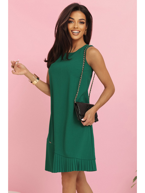 numoco Rochie KARINE cu pliu asimetric