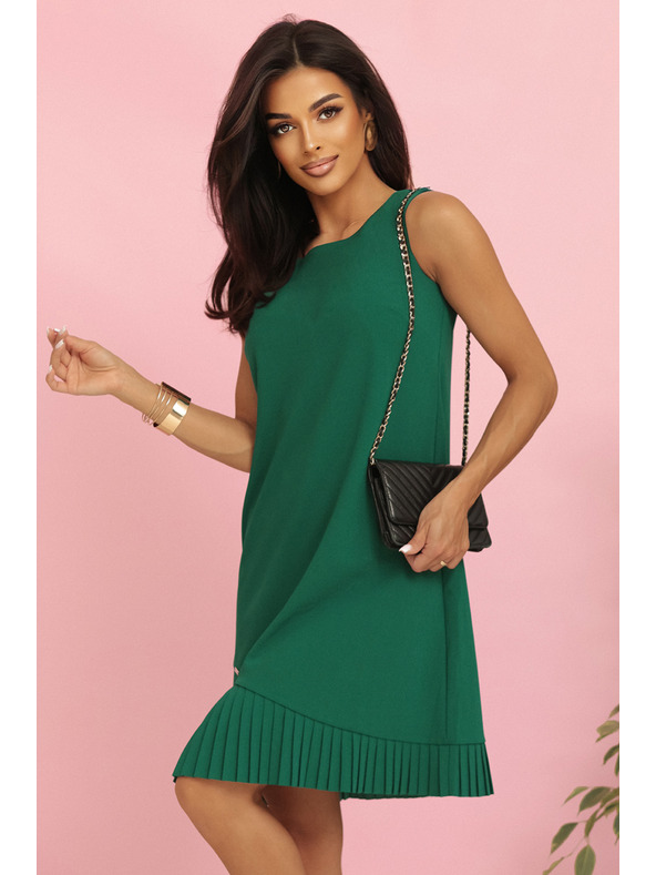 numoco Rochie KARINE cu pliu asimetric