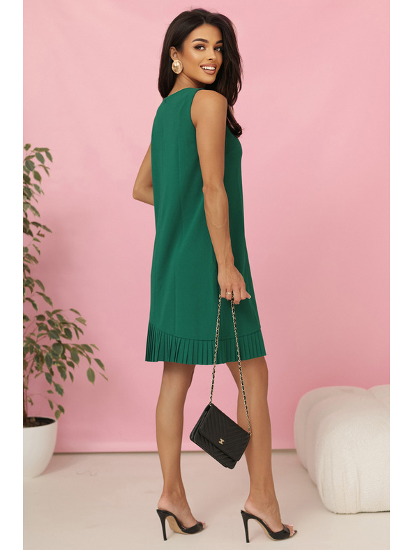 numoco Rochie KARINE cu pliu asimetric