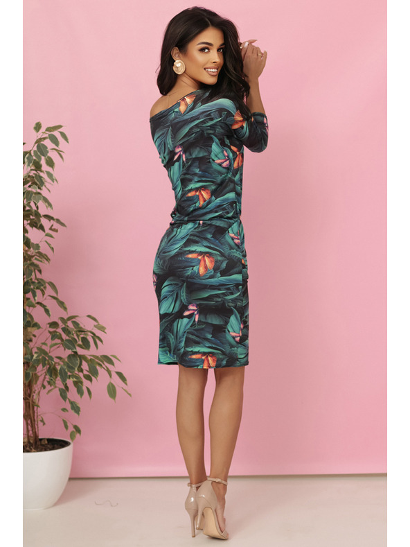 numoco Rochie sport cu buzunare și legătură