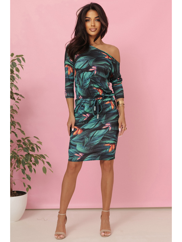 numoco Rochie sport cu buzunare și legătură