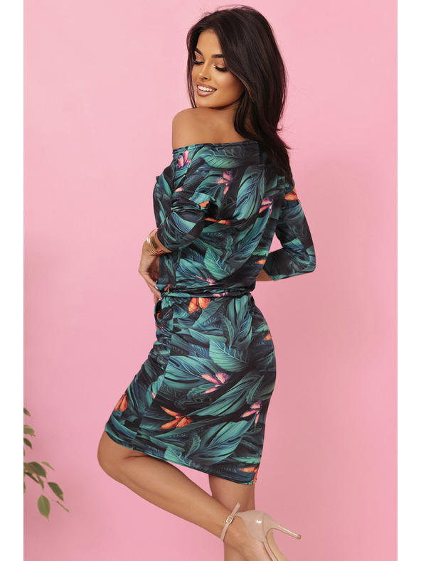 numoco Rochie sport cu buzunare și legătură