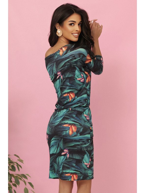 numoco Rochie sport cu buzunare și legătură