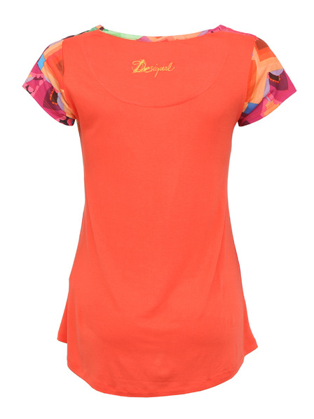 Desigual Tricou lejer Desigual Yury cu spate roșu
