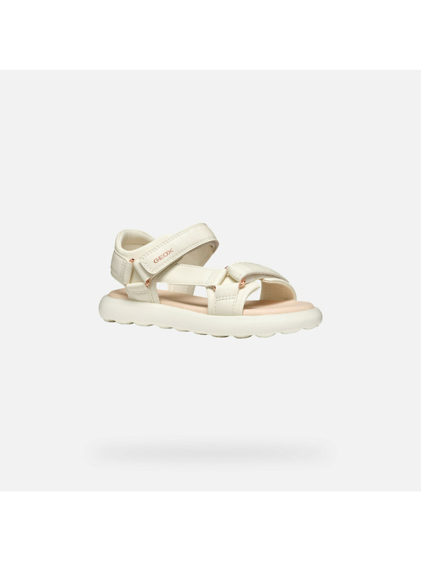 Geox Sandale crem pentru fete Geox Puffypop