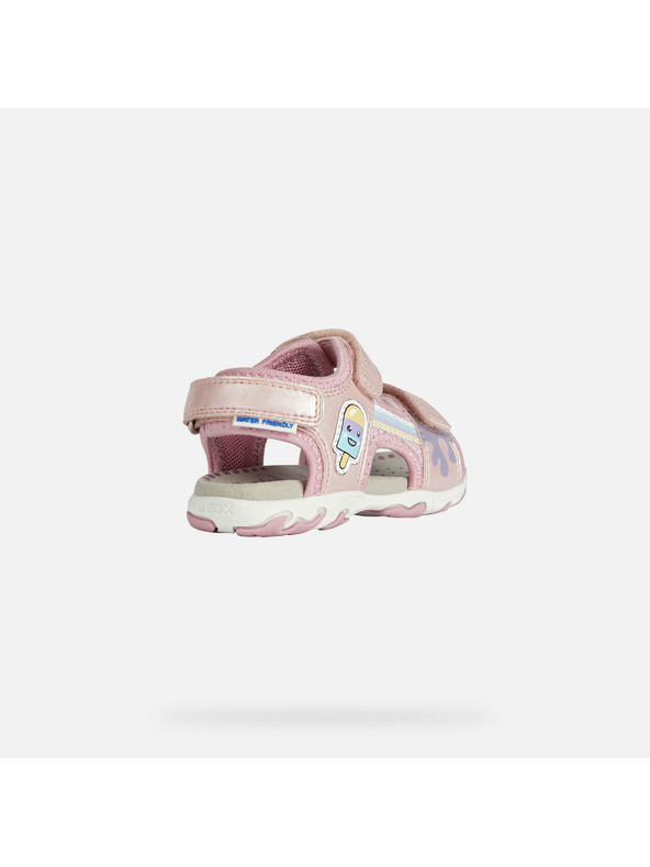 Geox Sandale roz pentru fete Geox Flaffee