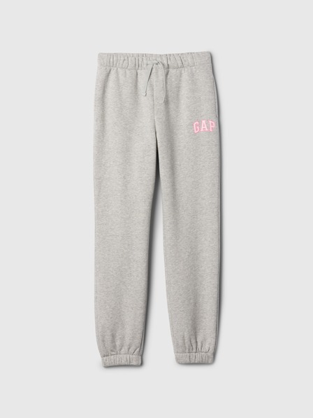 GAP Pantaloni de trening fleece logo army pentru copii GAP