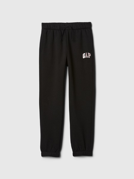 GAP Pantaloni de trening fleece logo army pentru copii GAP