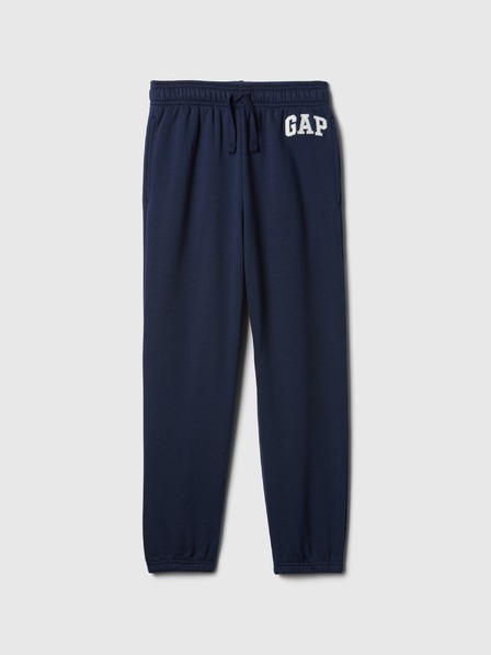 GAP Pantaloni de trening fleece logo army pentru copii GAP