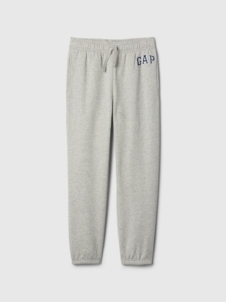 GAP Pantaloni de trening fleece logo army pentru copii GAP
