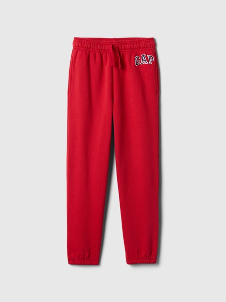 GAP Pantaloni de trening fleece logo army pentru copii GAP