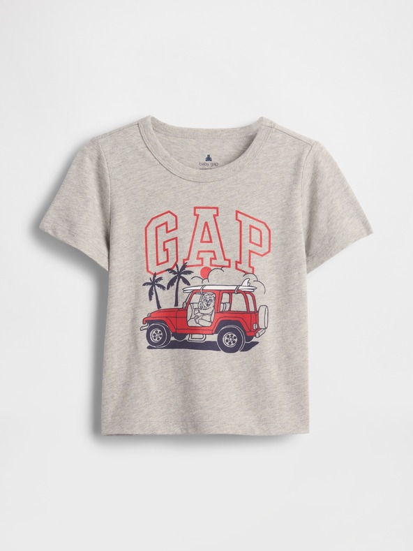 GAP Tricou cu logo pentru copii GAP