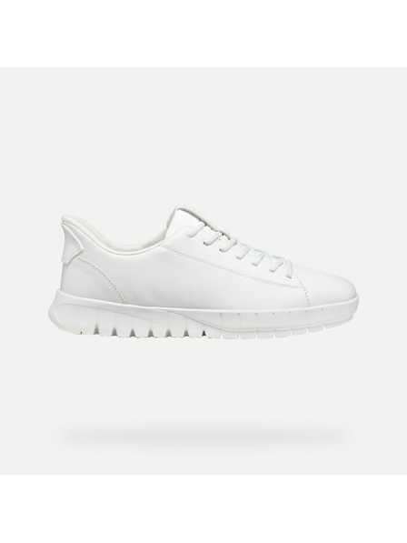 Geox Adidași albi pentru bărbați Geox Flextride Plus