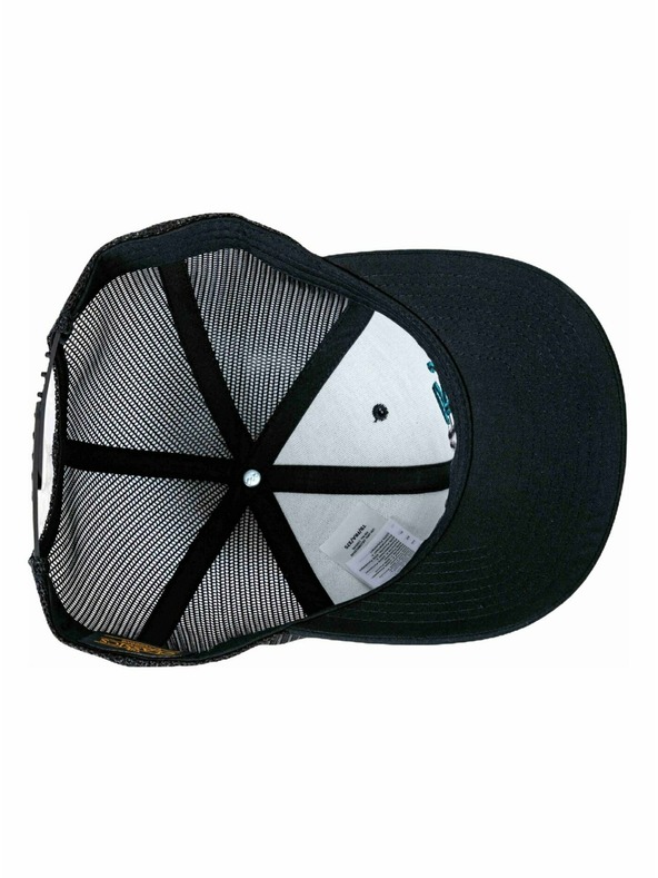 Meatfly Șapcă Meatfly Setty Trucker Petrol / Negru | Negru | Mărime
