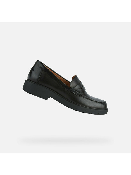 Geox Mocasini de damă negri Geox Spherica EC-1