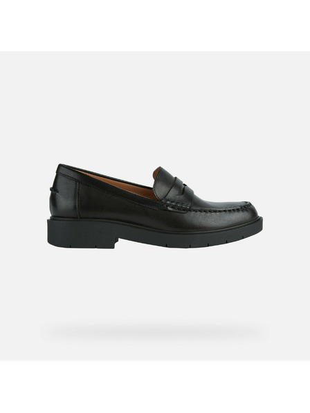 Geox Mocasini de damă negri Geox Spherica EC-1