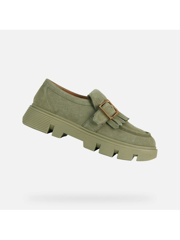 Geox Mocasini de damă verzi deschis Geox Vilde