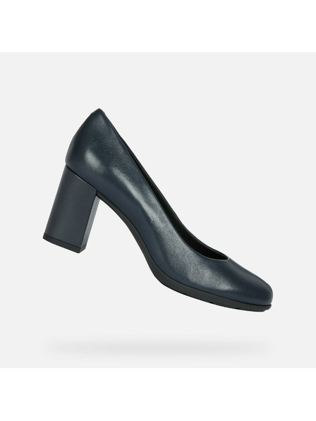 Geox Pantofi cu toc bleumarin pentru femei Geox New Annya