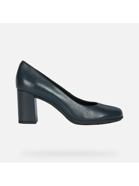 Geox Pantofi cu toc bleumarin pentru femei Geox New Annya