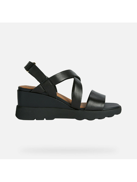 Geox Sandale negre pentru femei Geox Spherica EC6